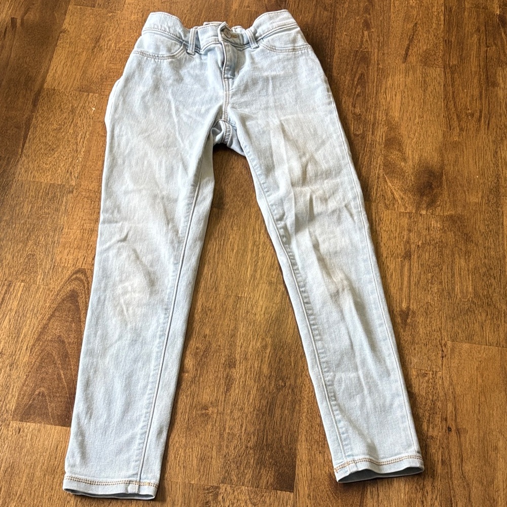 Old Navy Kids Light Blue Jeans, Rockstar Jeggings with adjustable waist